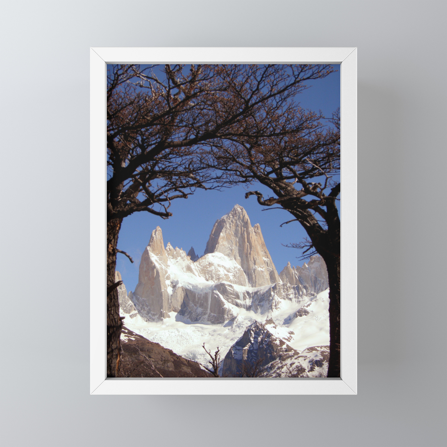 Fitz Roy Mountain Landscape Patagonia South America Framed Mini Art Print By Limitlessdesign Society6