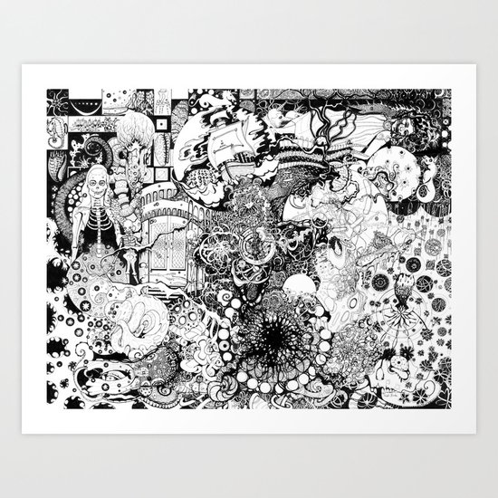 Death of A Pirate Art Print