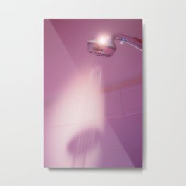 Dreamy Pink Shower Metal Print