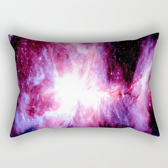 Orion nebula Fuchsia Purple Rectangular Pillow
