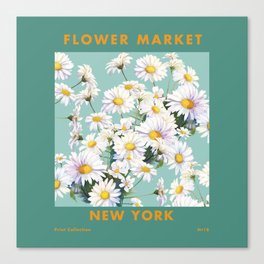 Flower Market New York No. 18 Canvas Print