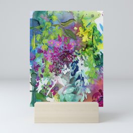 in shadow: lilac Mini Art Print