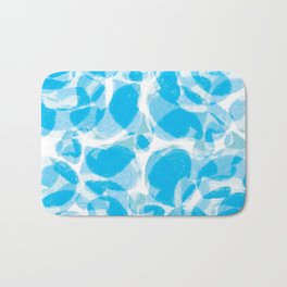 Water, Water Everywhere Bath Mat | Summer, Digital, Graphicdesign, Blue, Reflectionsinwater, Beachy, Pool, Pattern, Water 