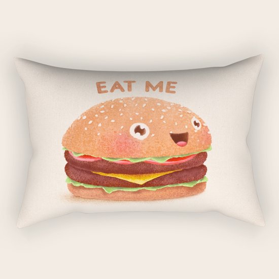 Burger Rectangular Pillow