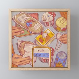 Studio Lunch Framed Mini Art Print