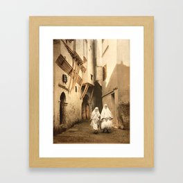 Red Sea Street Framed Art Print