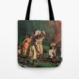 African American Masterpiece 'Emancipation or On to Liberty' by Theodor Kaufmann Tote Bag