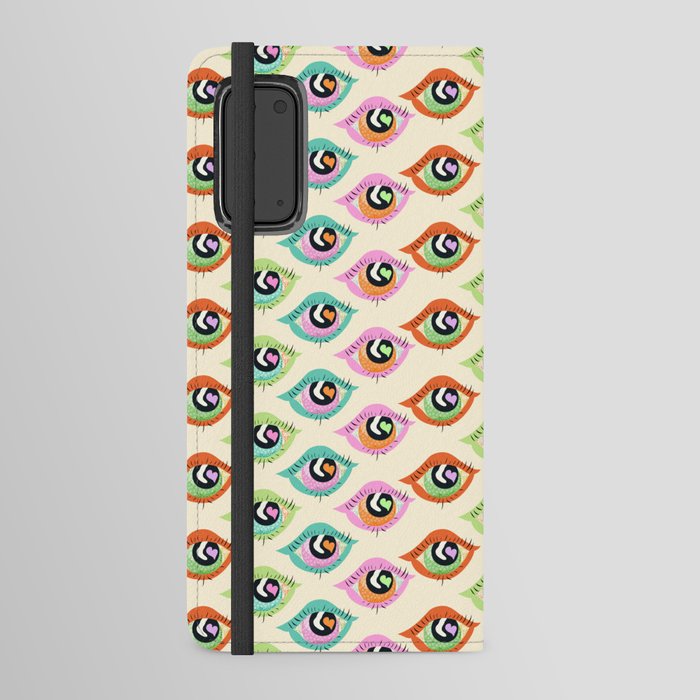 Retro eyes Android Wallet Case