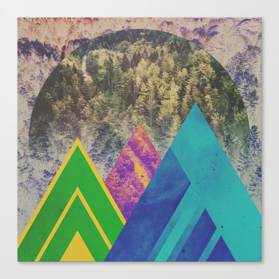 Fractions B16 Canvas Print