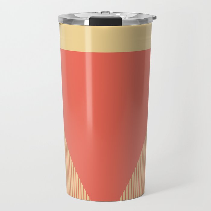 Red Triangle Travel Mug