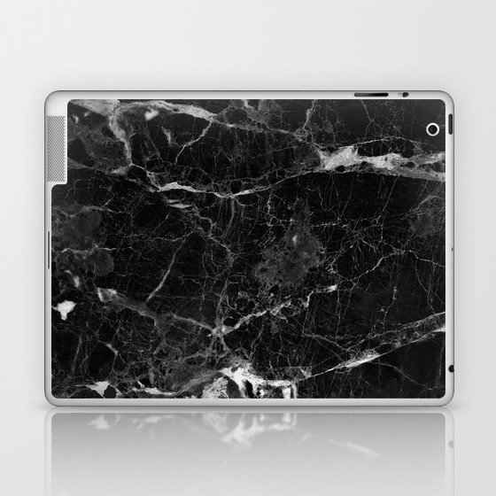 Black Marble Laptop & iPad Skin