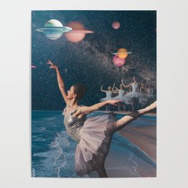 Dancing on galaxy Poster