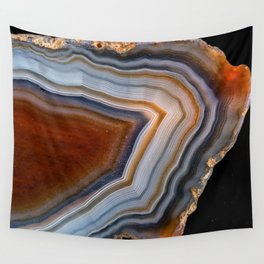 Layered agate geode 3163 Wall Tapestry