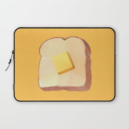 Toast with Butter polygon art Laptop Sleeve