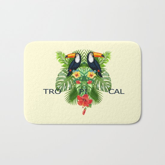 Tropical Bath Mat