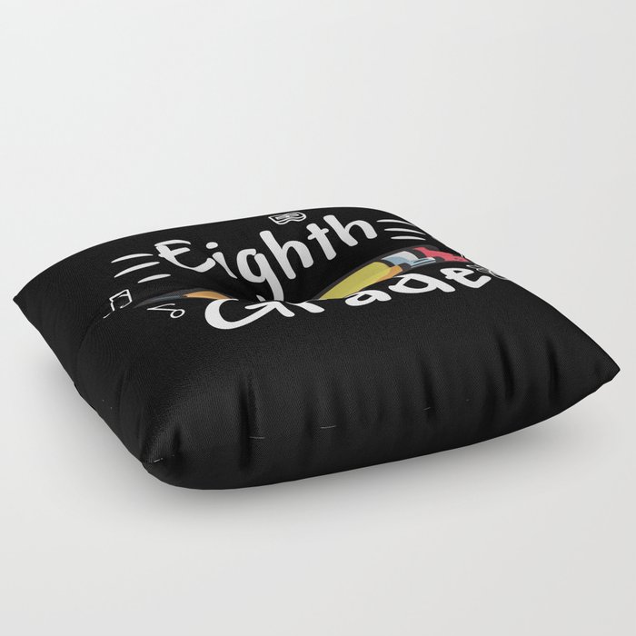 Eighth Grade Pencil Floor Pillow