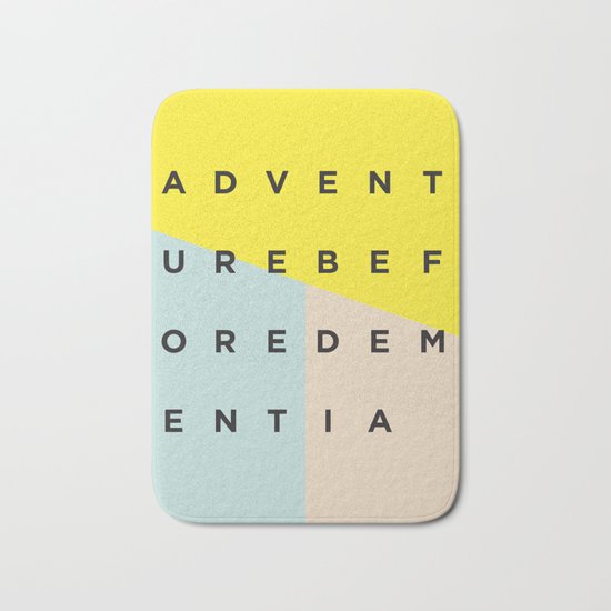 Adventure Before Dementia Bath Mat