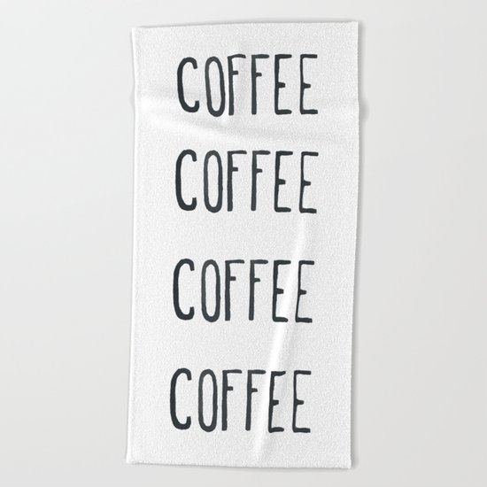 Coffee Beach Towel