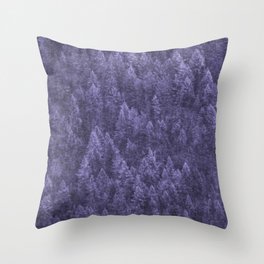 The Forest - Lavender Throw Pillow