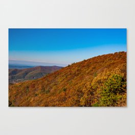 Autumn In The Blue Ridge Mountains Canvas Print
