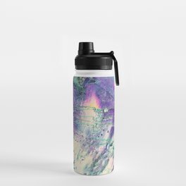Abstract Purple Abalone Shell Water Bottle
