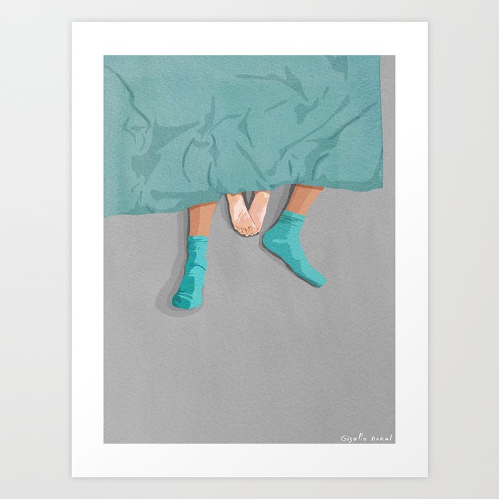 Napping Together Art Print