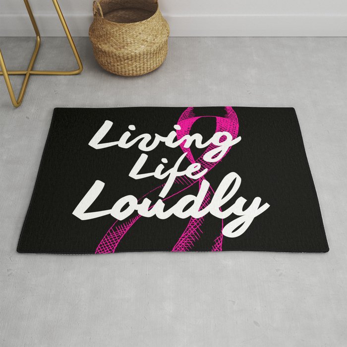 Living Life Loudly Rug
