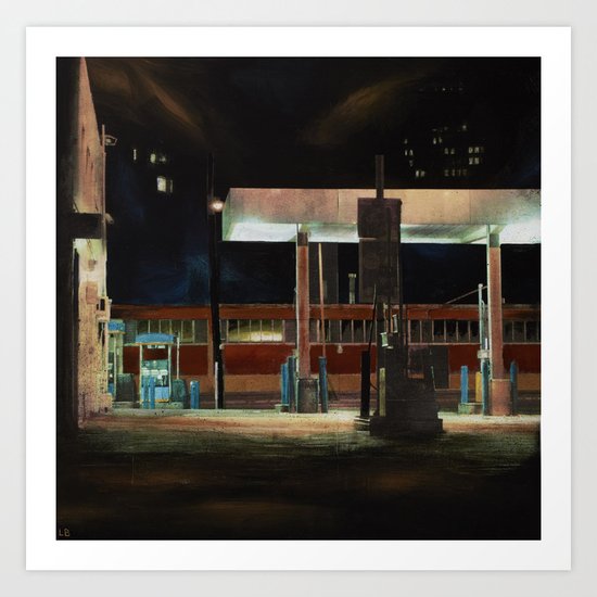 Running On empty Art Print