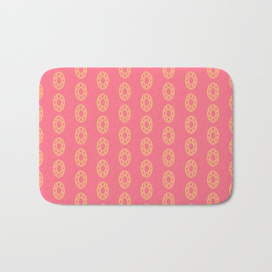 Happy Oval Gems Bath Mat