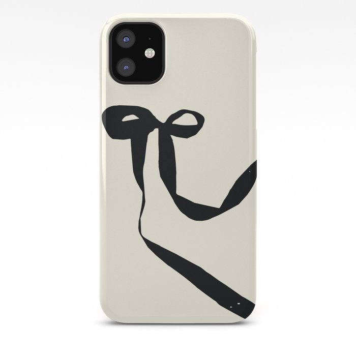 Black Bow iPhone Case