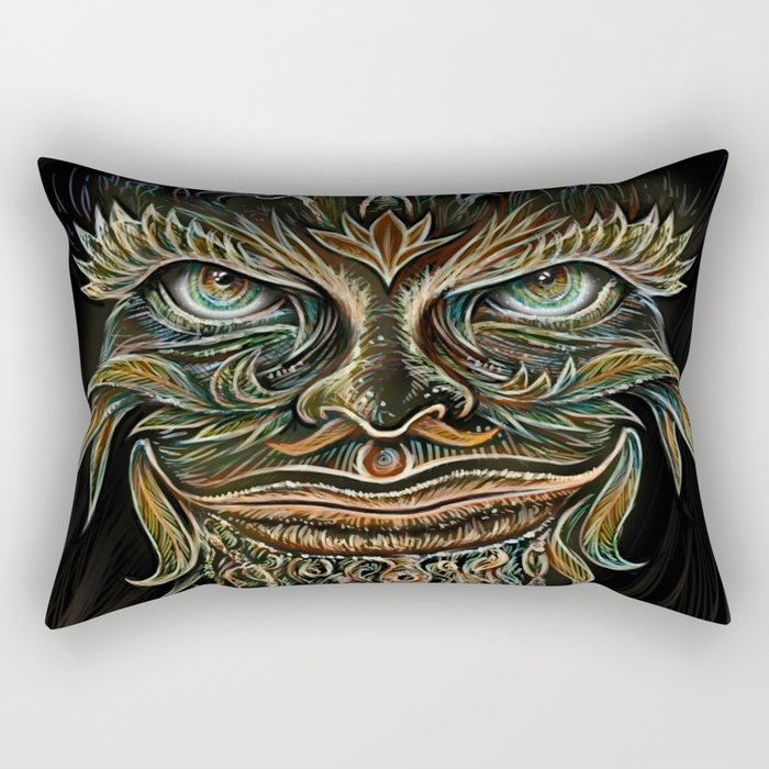 Forest Elemental Color Rectangular Pillow