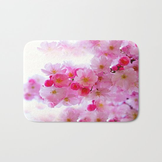 Cherry Blossom Tree So Pink Bath Mat