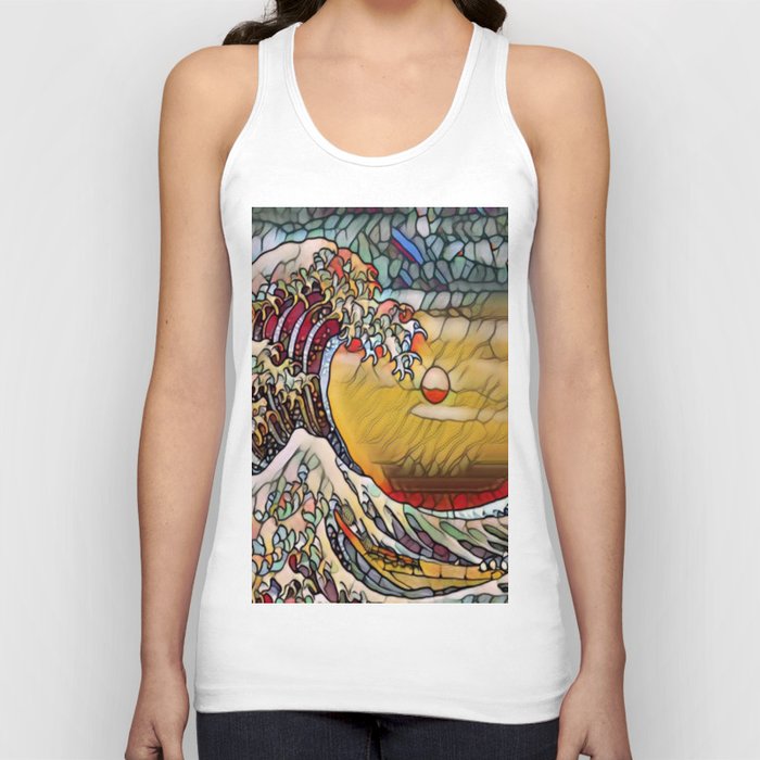 Great Waves Stained Glass Tank Top