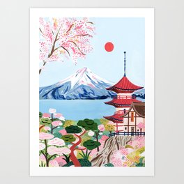 Mount Fuji Japan Art Print
