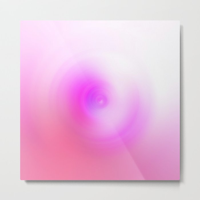 Pink vortex  Metal Print