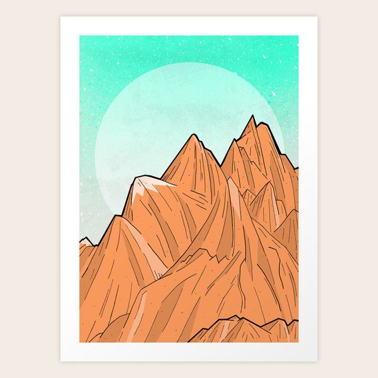 Sand Mountain Art Print
