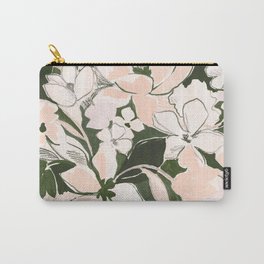 Floral Pouch Carry-All Pouch