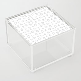 Grey Gems Pattern Acrylic Box
