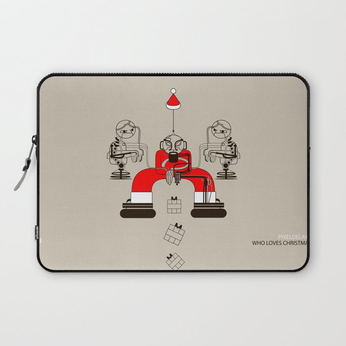 Who loves christmas? Laptop Sleeve