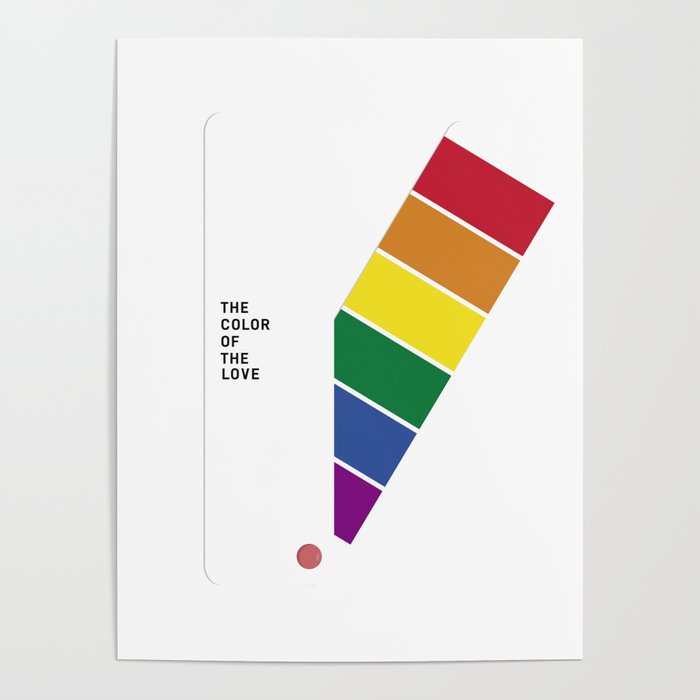 LGBT PANTONE COLOR DESIGN Poster