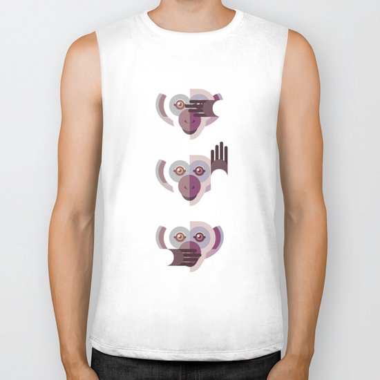 Ignore no evil Biker Tank