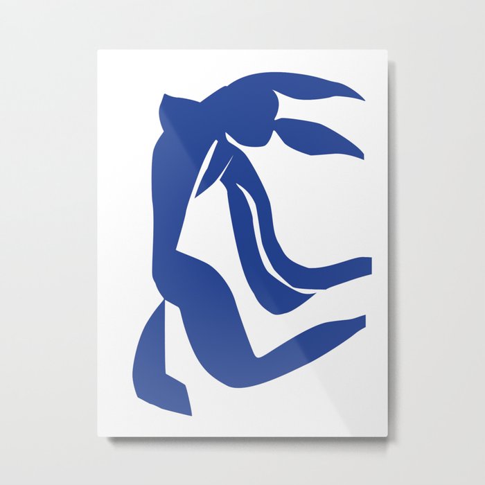 Matisse blue woman original  Metal Print