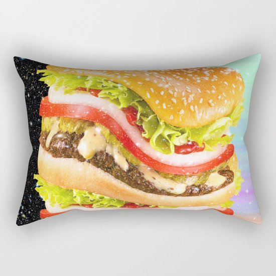 Big Burger Rectangular Pillow