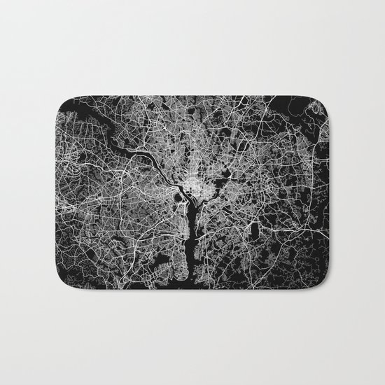 washington map Bath Mat