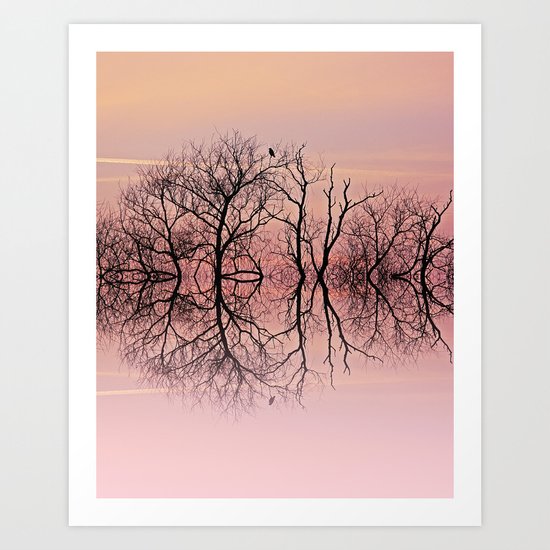 Candy skies Art Print