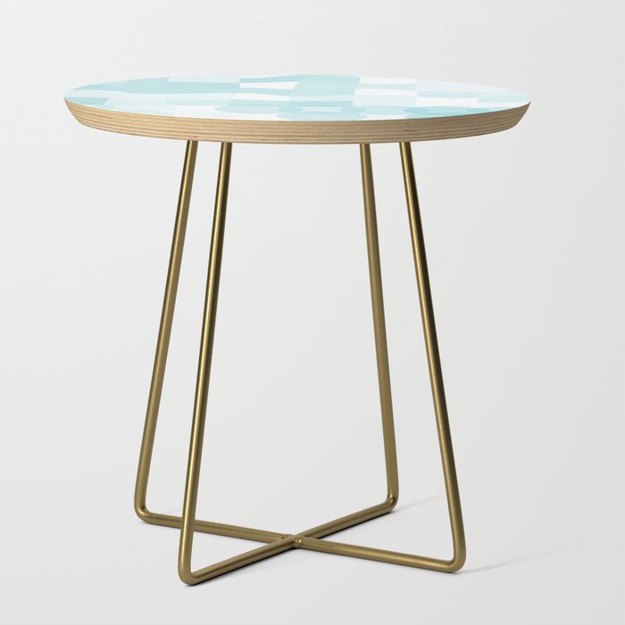 Blue Diffused Pattern Side Table