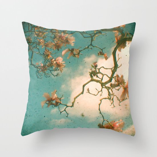 Magnolia Falls Throw Pillow