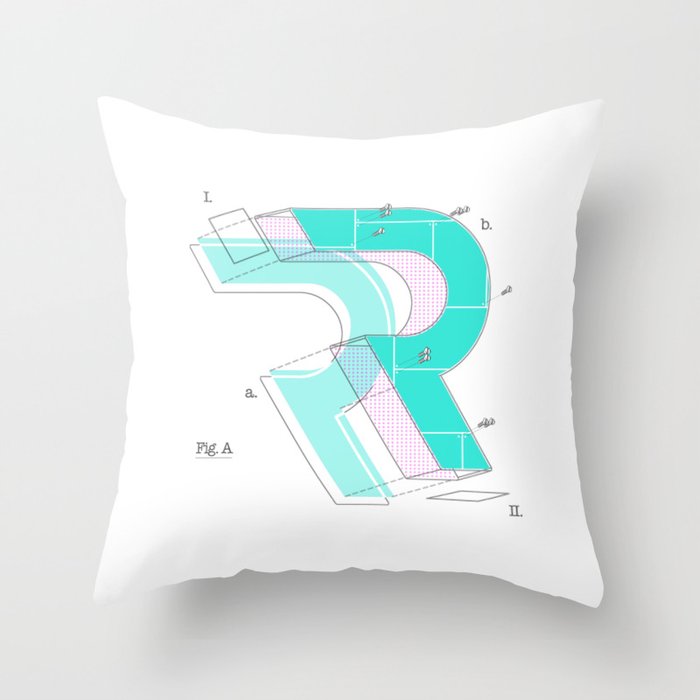Reductionism Throw Pillow