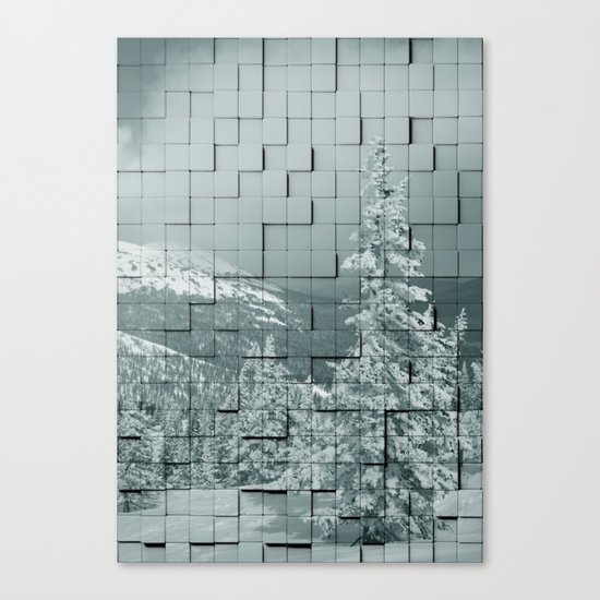Winter collage Canvas Print
