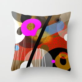 Chroma Kinetix Abstract Artwork 11 Throw Pillow